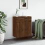 Voir la diapositive 1 : VIDAXL Buffet chene marron 69,5x34x90 cm bois d'ingenierie