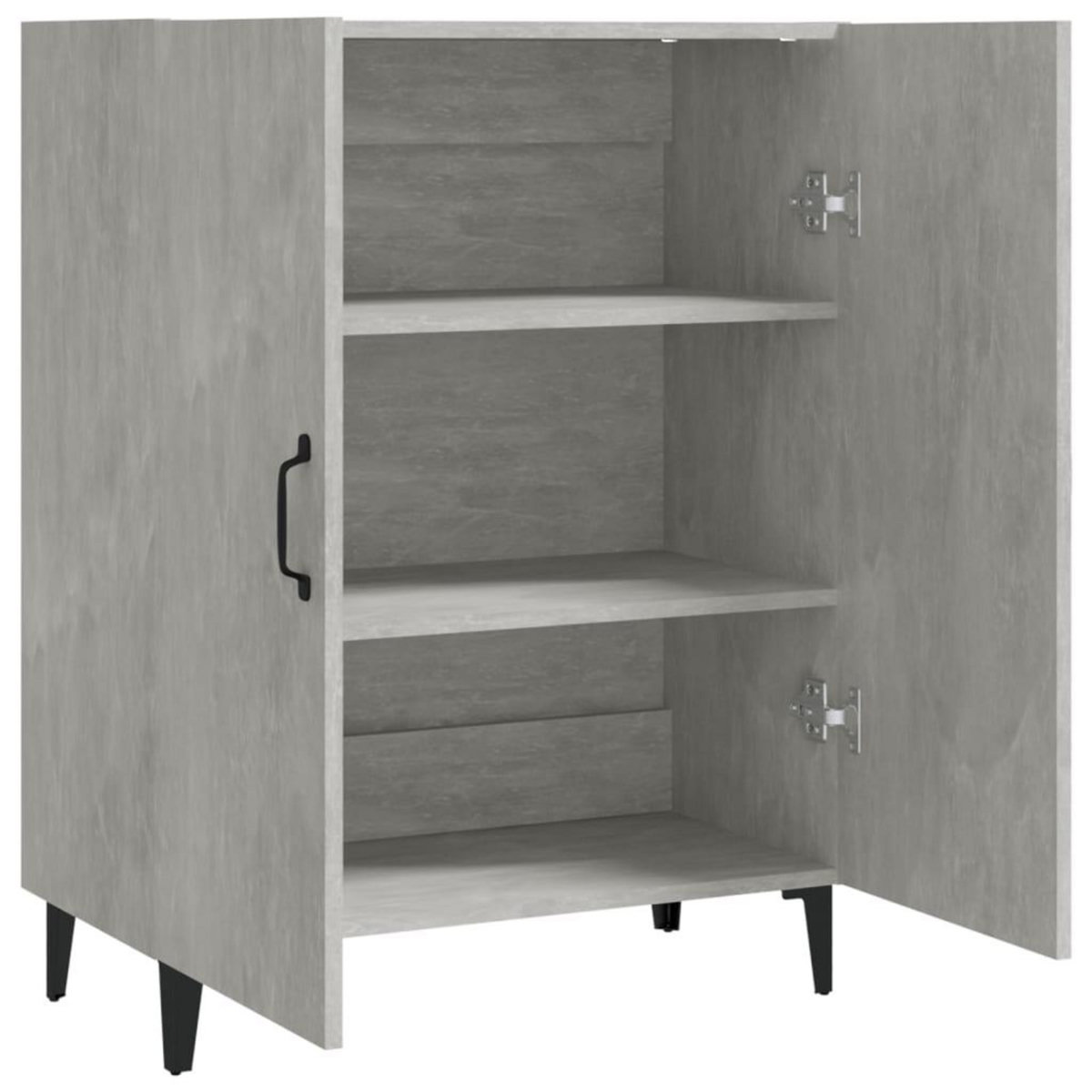 VIDAXL Buffet Gris beton 70x34x90 cm Bois d'ingenierie