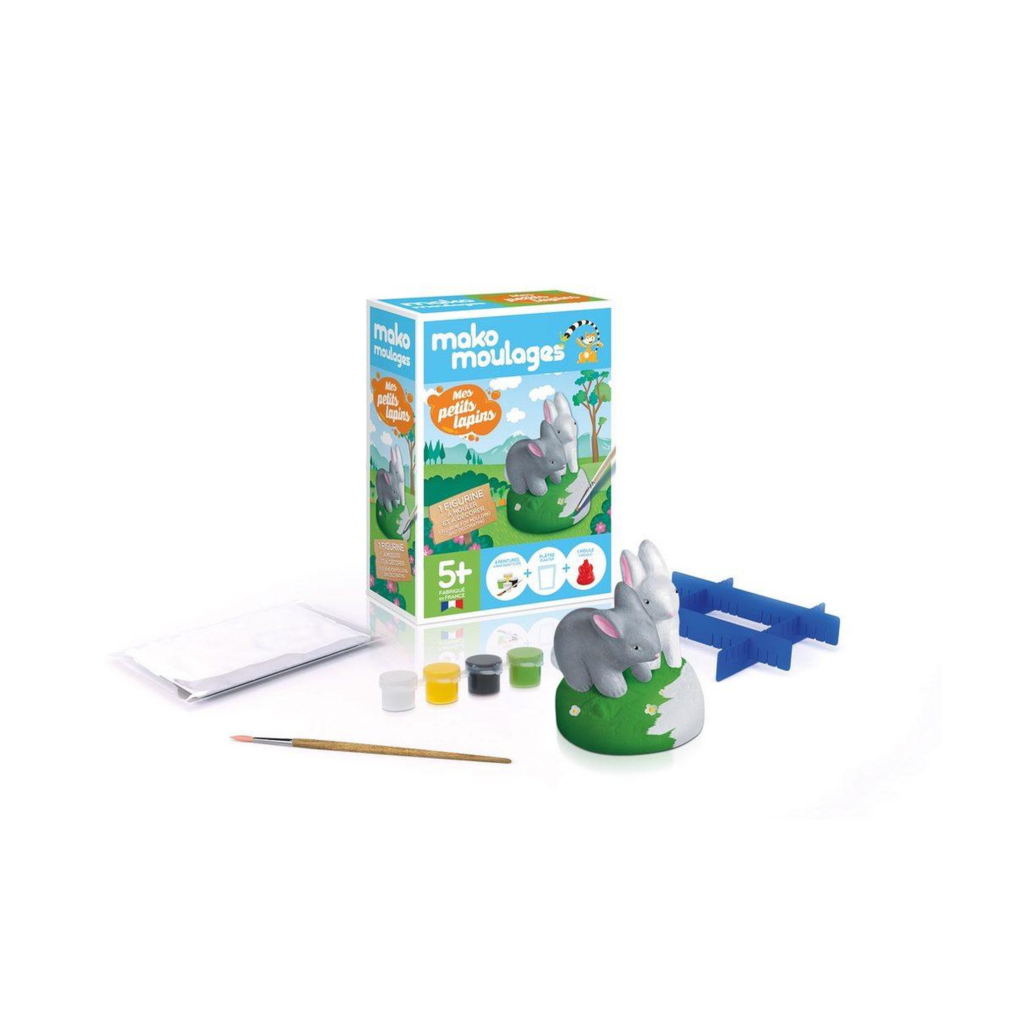 Voir la diapositive 2 : Mako Creations Mako moulages mes petits lapins