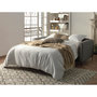 Voir la diapositive 4 : LISA DESIGN Owen - canapé 3 places convertible express couchage quotidien 140 cm matelas 12 cm en tissu bouclette