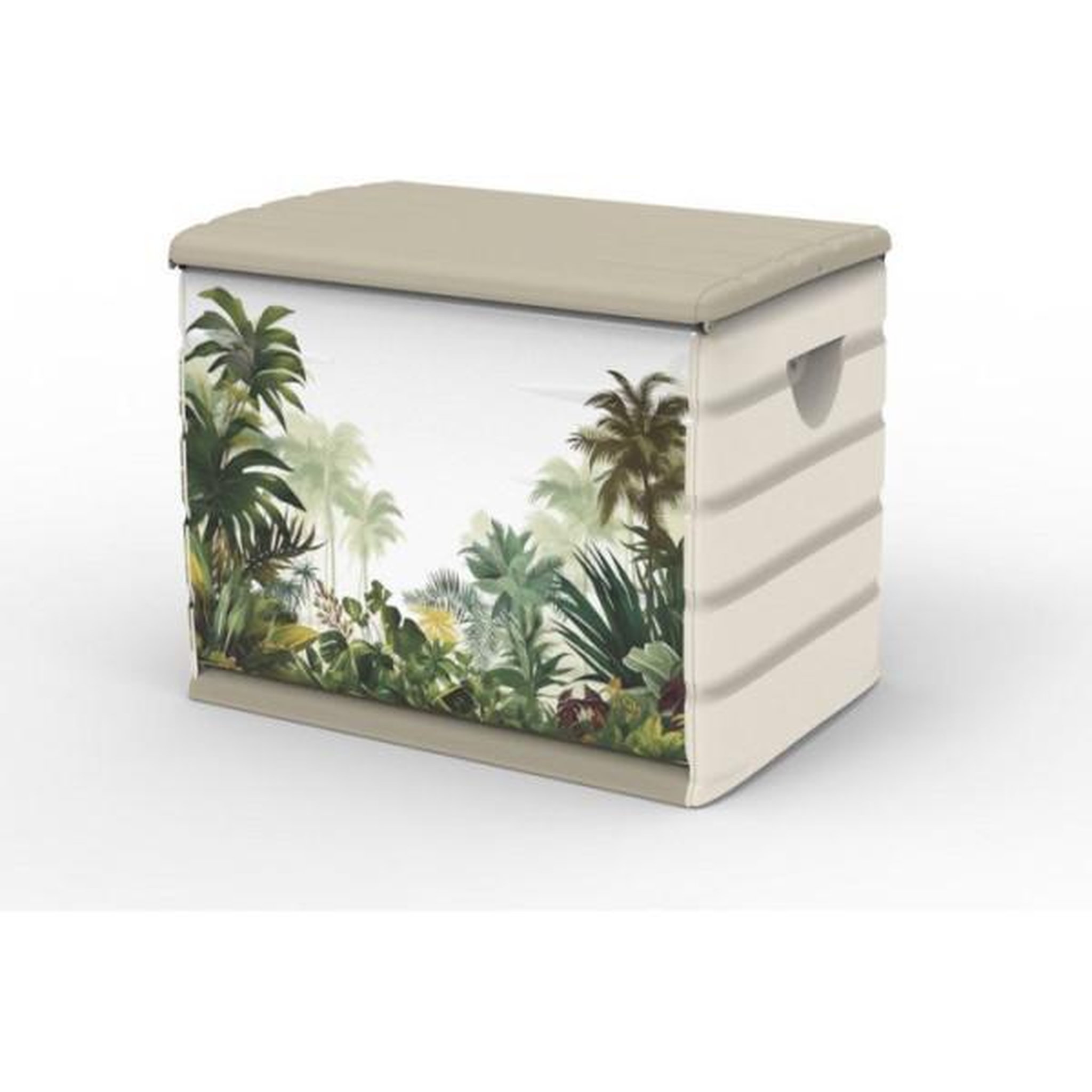 PLASTIKEN Coffre de rangement - plastiken - 260 l - 80 x 61 x 53 cm - tropical