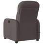 Voir la diapositive 5 : VIDAXL Fauteuil de massage inclinable Marron fonce Tissu