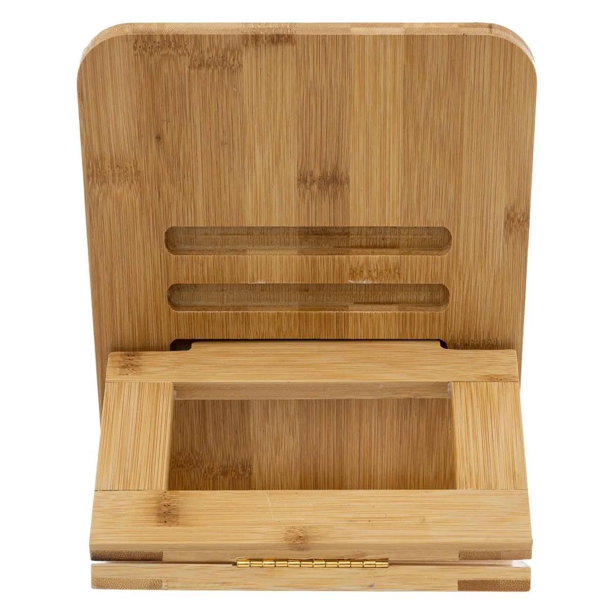 Voir la diapositive 2 : FIVE Support tablette  bambou  20x25cm naturel