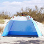 Voir la diapositive 1 : VIDAXL Tente de plage 2 personnes liberation rapide impermeable