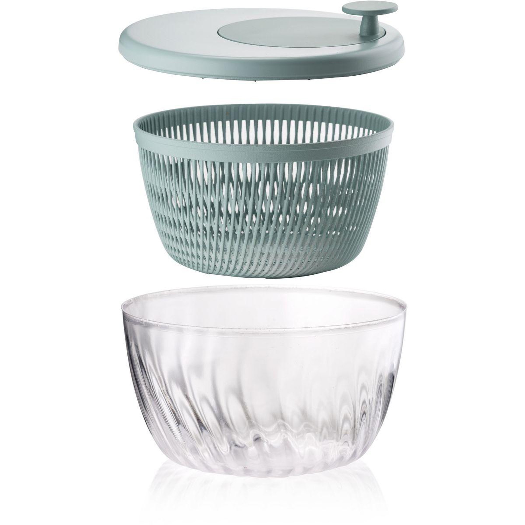Voir la diapositive 4 : guzzini Essoreuse à salade 26 cm vert