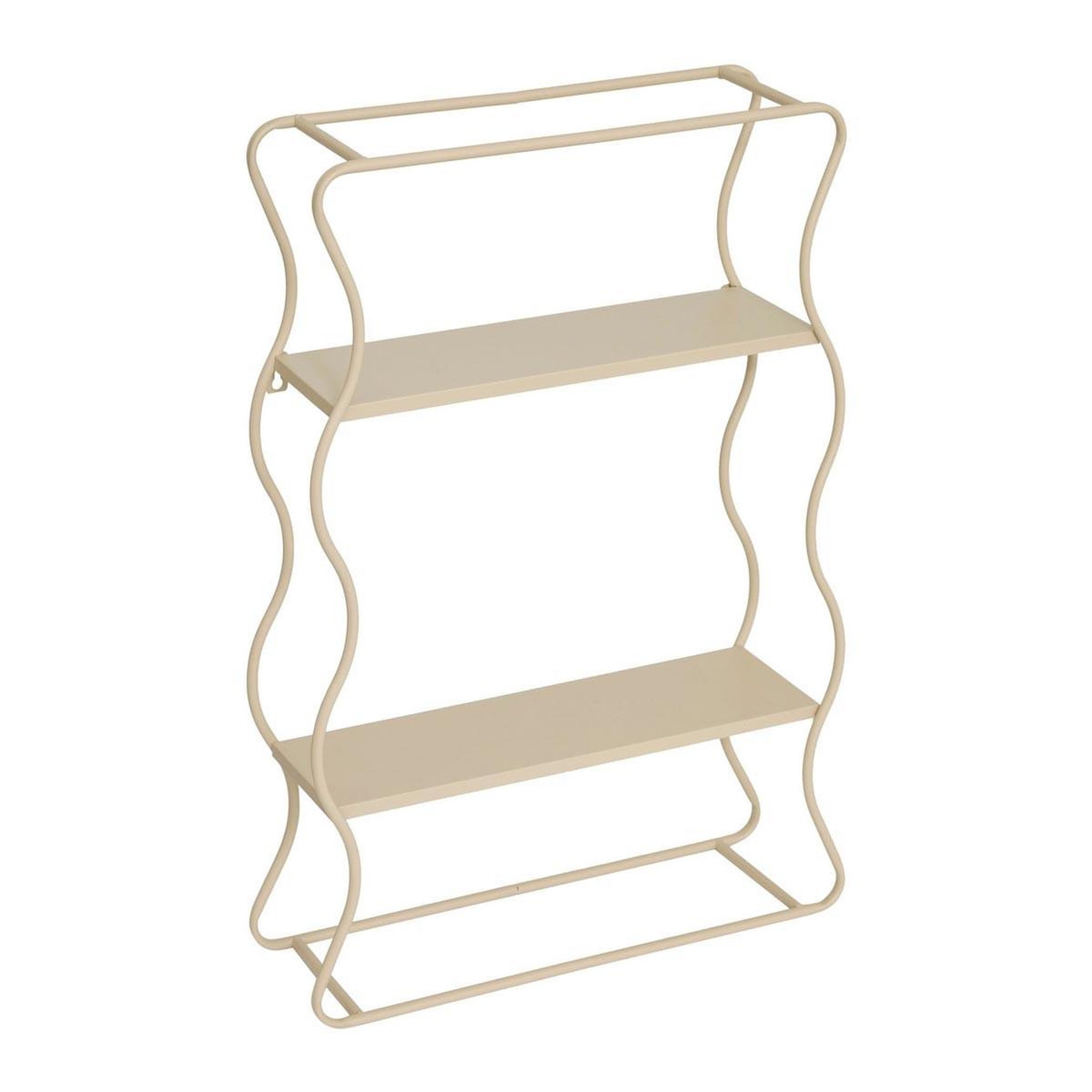 ATMOSPHERA Étagère murale design vague  judy  58cm beige