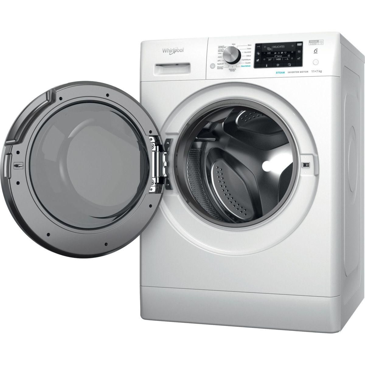 Whirlpool Lave linge séchant hublot FFWDD1176258BCVFR