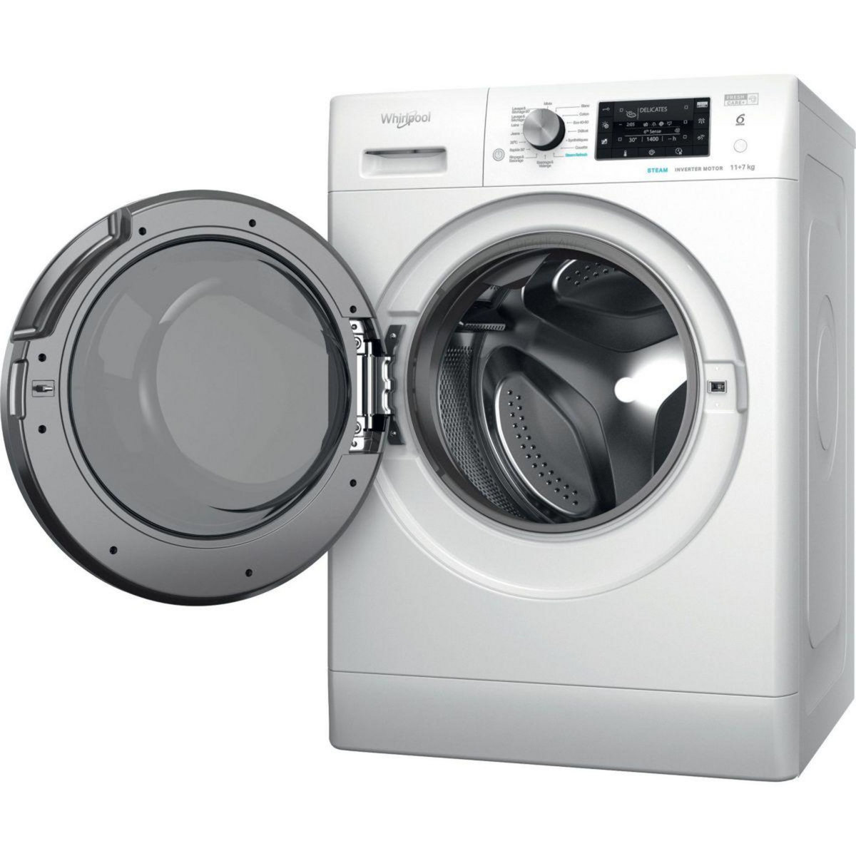 Whirlpool Lave linge séchant hublot FFWDD1176258BCVFR