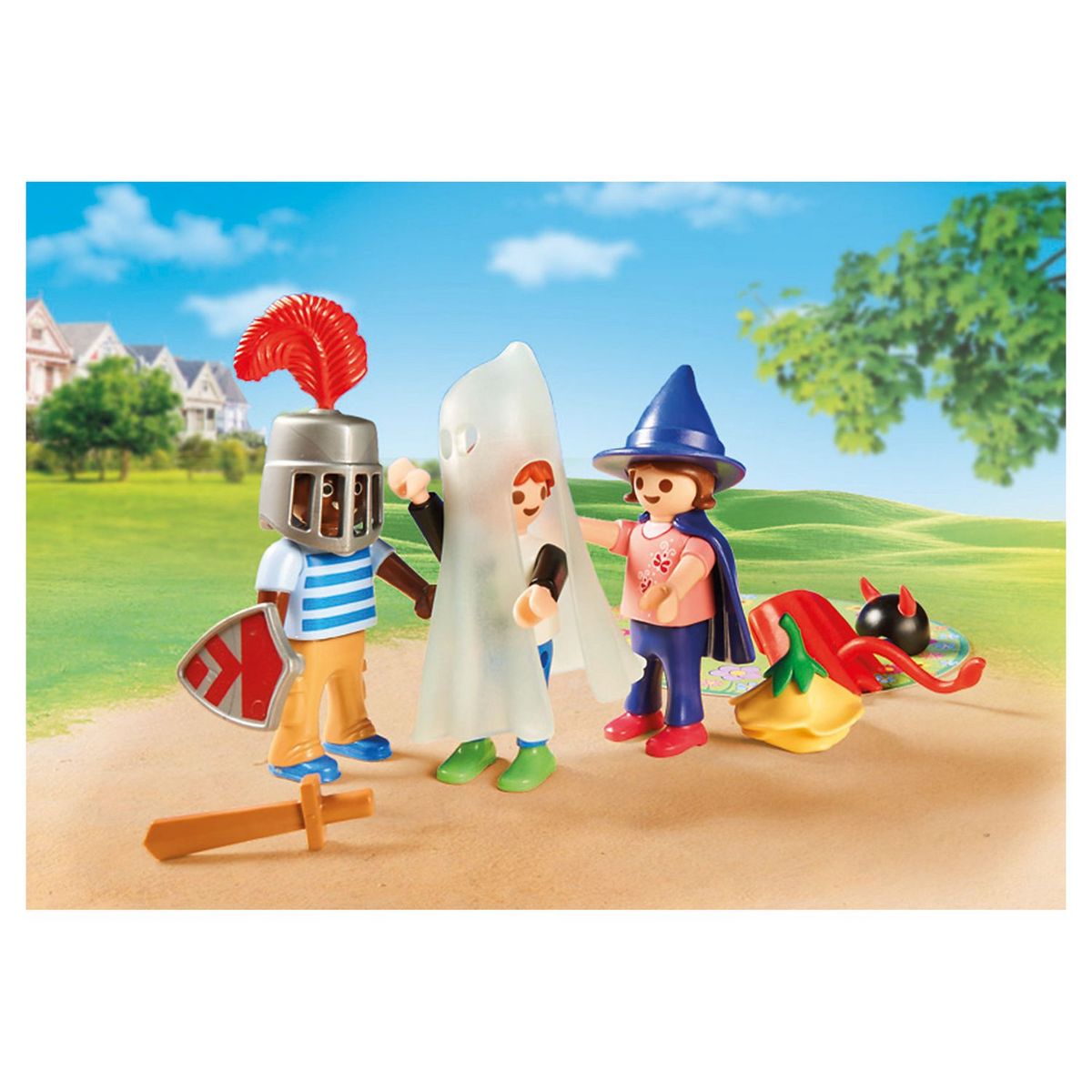 PLAYMOBIL 70283 - City Life - Enfants et malle de déguisements