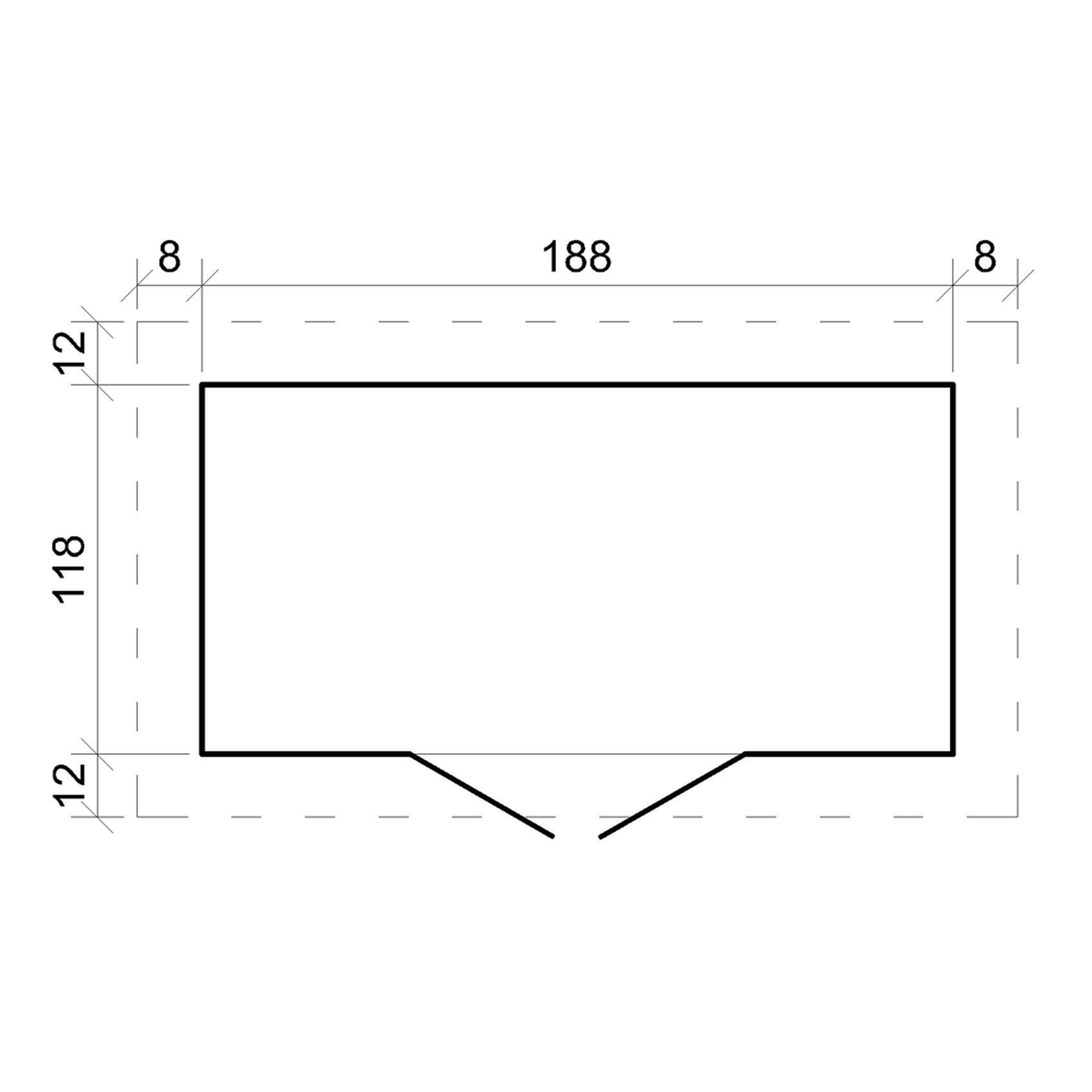 Voir la diapositive 5 : TIMBELA Abri de Jardin en Bois 2.22 m²,  Cabanon Jardin Exterieur à Outils avec sol imprégné M311C+M311G