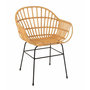 Voir la diapositive 1 : Paris Prix Chaise Design en Rotin  Keni  80cm Naturel