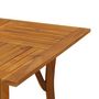 Voir la diapositive 5 : VIDAXL Table de jardin 150x90x75 cm Bois d'acacia solide