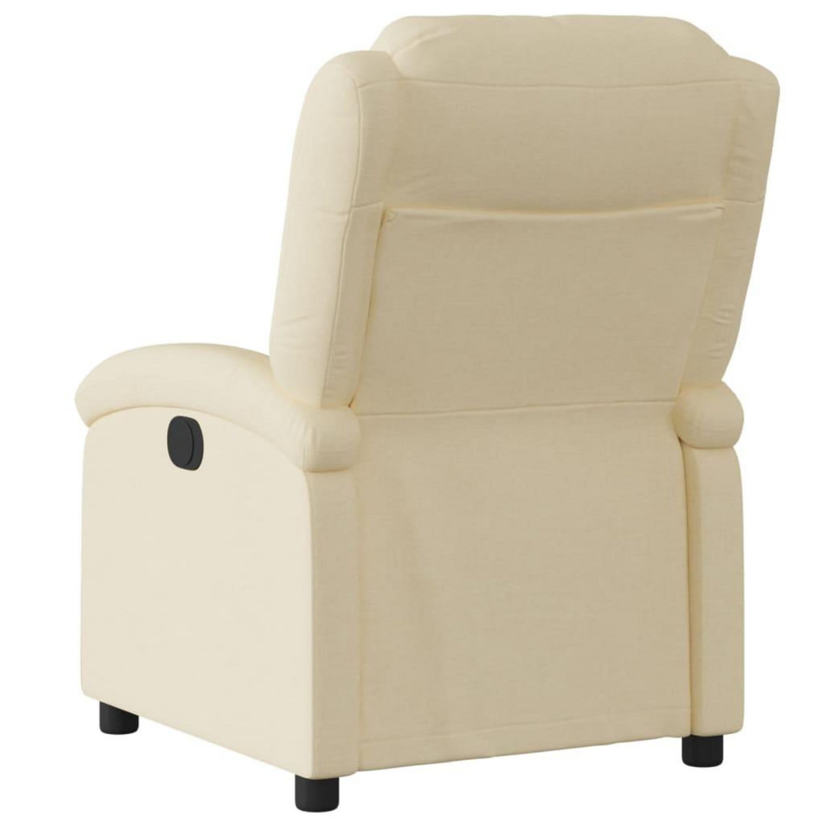 VIDAXL Fauteuil inclinable Creme Tissu