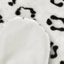 Voir la diapositive 3 : VIDAXL Tapis en peluche en forme de leopard 139 cm Blanc