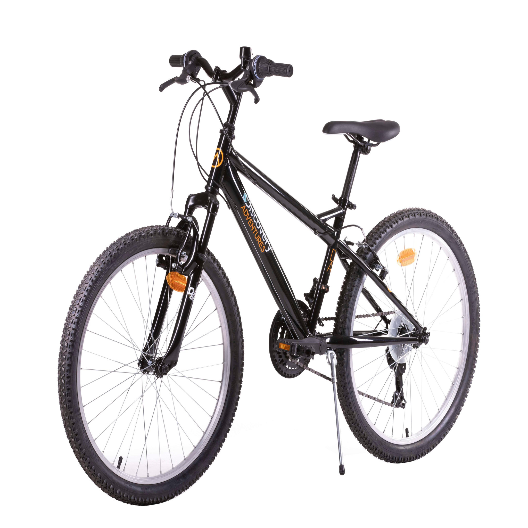 Voir la diapositive 3 : DISCOVERY ADVENTURES Vélo enfant (140/160 cm) - VTT 24'' Rigide Garçon  Discovery Adventures - 18 Vitesses - Fourche Télescopique - Dérailleur Shimano - Freins V-Brake