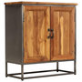 Voir la diapositive 1 : VIDAXL Buffet Teck recycle et acier 65x30x70 cm