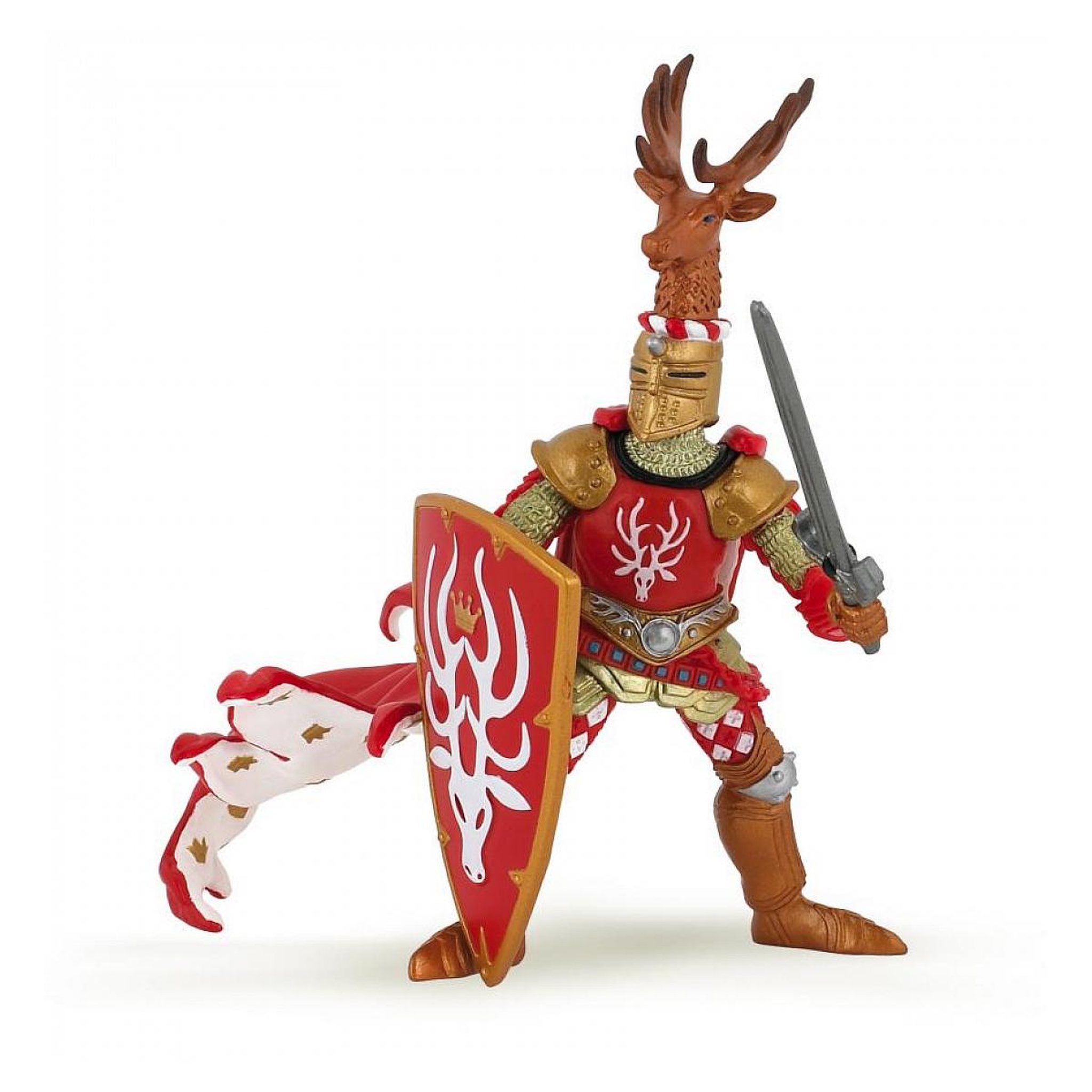Papo 39911 Figurine Maître des armes cimier cerf