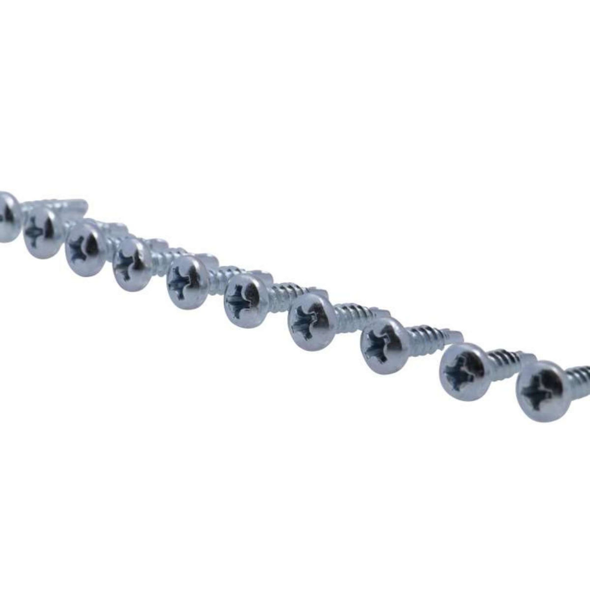  Vis autoperceuse zinguée tête fraisée PH 4,8x25 mm  lot de 14 vis