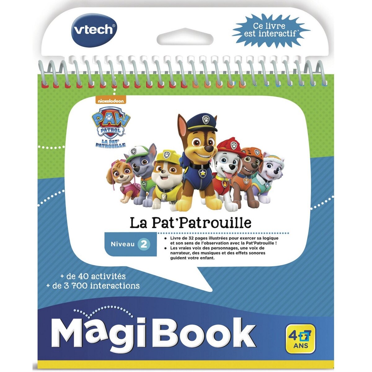 Pat' Patrouille - Mon livre-jeu éducatif