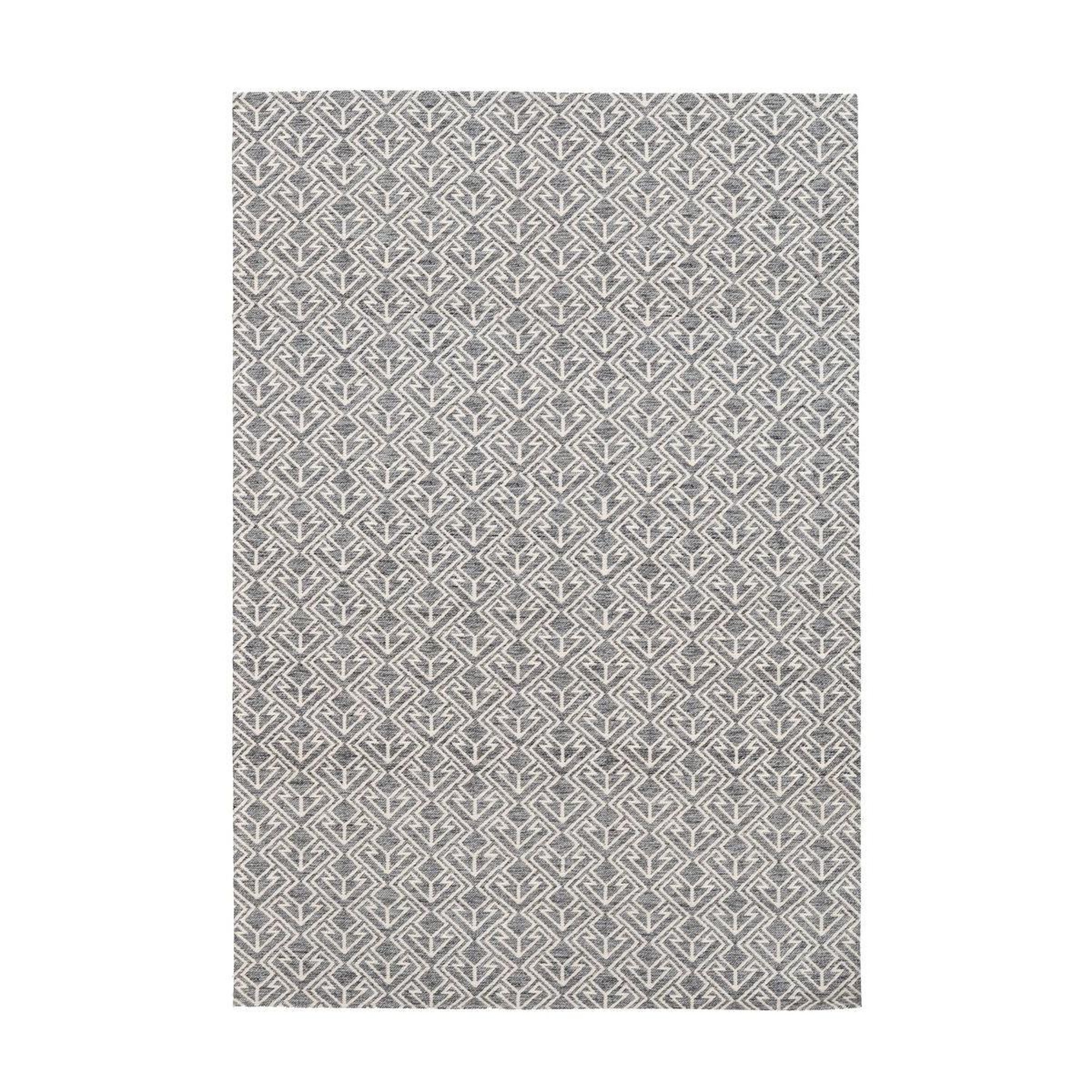 Paris Prix Tapis d'extérieur ethnique  yoga  gris & crème. Coloris disponibles : Gris