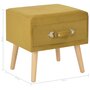 Voir la diapositive 6 : VIDAXL Table de chevet Moutarde 40x35x40 cm Velours
