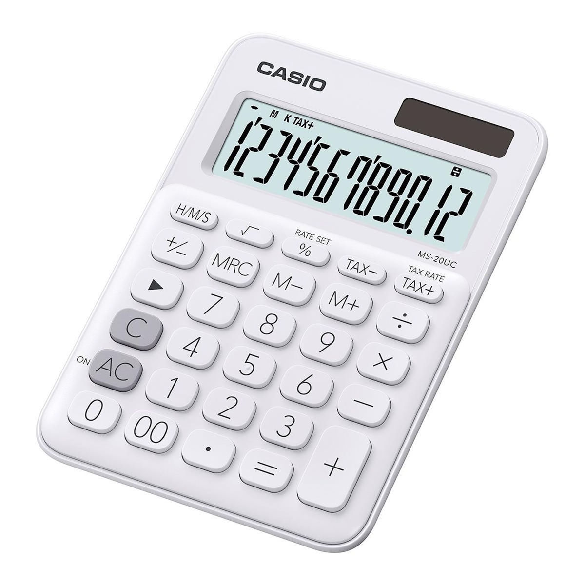 CASIO Calculatrice Casio MS 20 UC Blanche