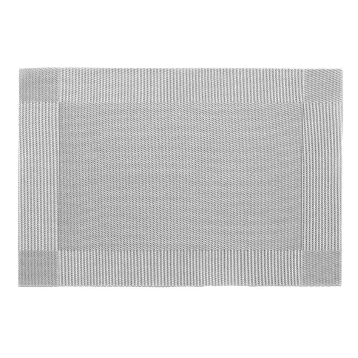 Paris Prix Set de Table Uni  Isaac  30x45cm Argent