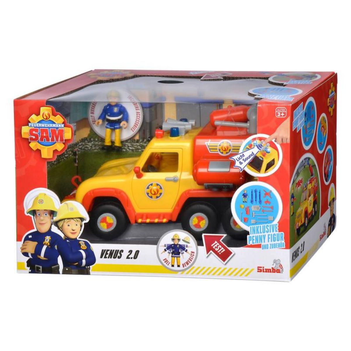 SIMBA Simba - Fireman Sam Fire Engine Venus 2.0 with Figure 109251094