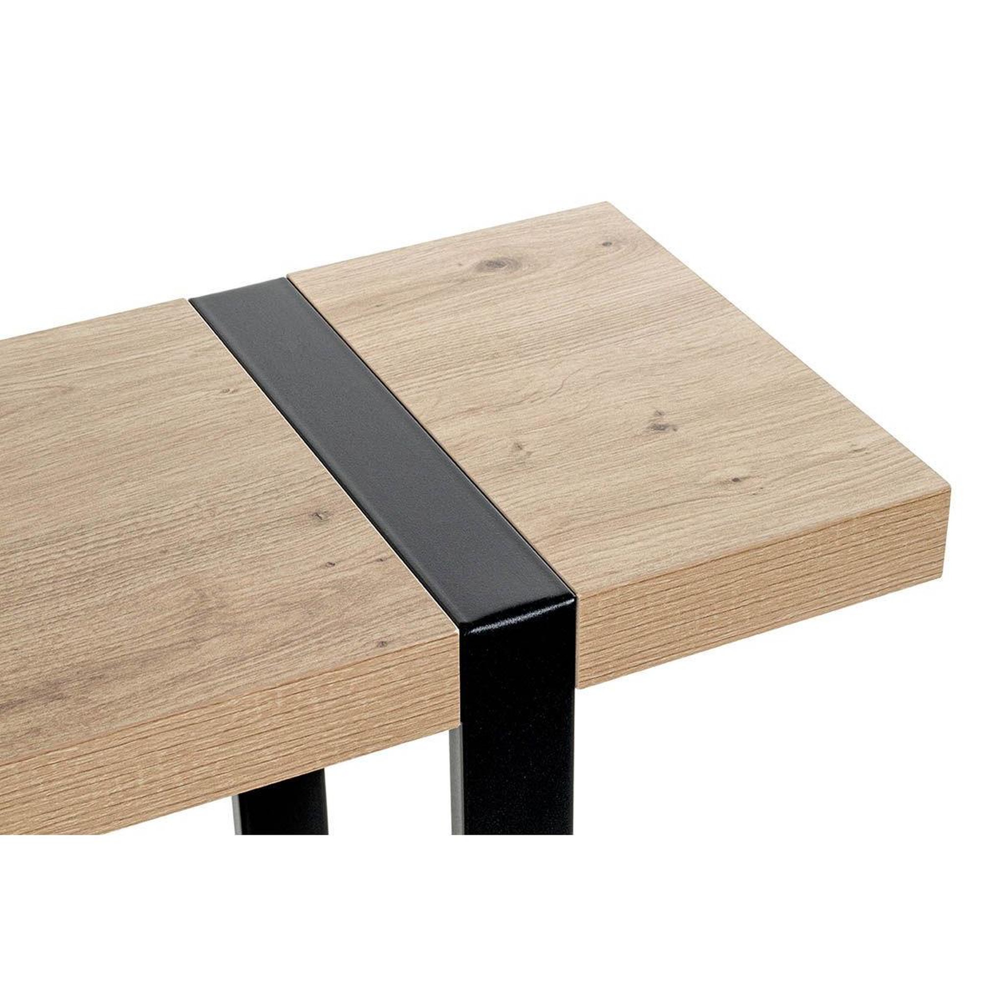 Voir la diapositive 4 : Paris Prix Console design  miranda  120cm chêne & noir