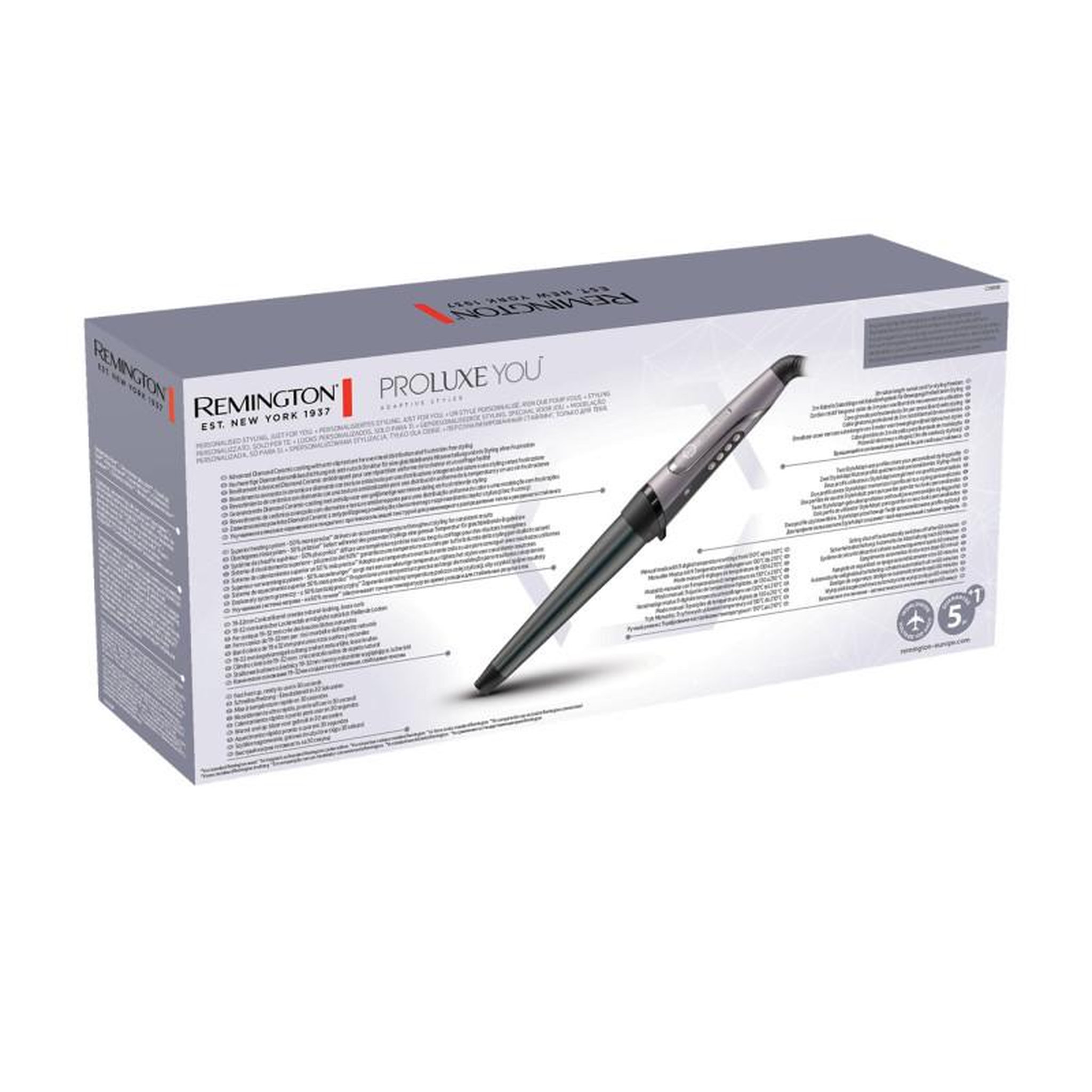 Voir la diapositive 6 : REMINGTON Fers à boucler Remington PROLUXE YOU Ci98X8