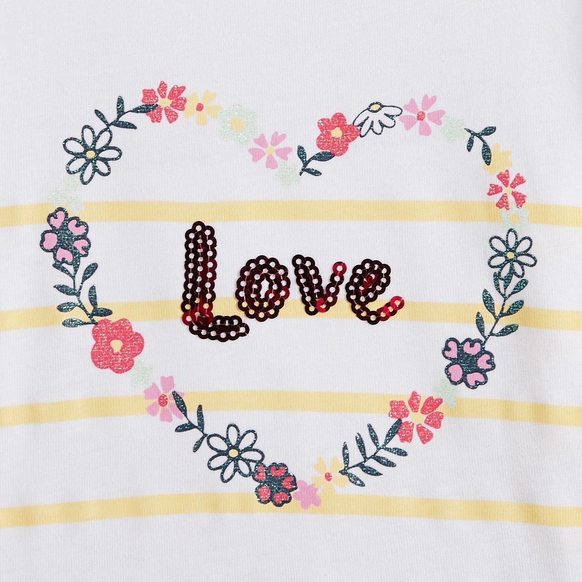 INEXTENSO T-shirt licorne manches longues bébé fille