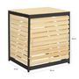 Voir la diapositive 5 : ID MARKET Bac de compostage en bois 500L