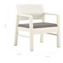 Voir la diapositive 6 : VIDAXL Salon de jardin 3 pcs Plastique Blanc