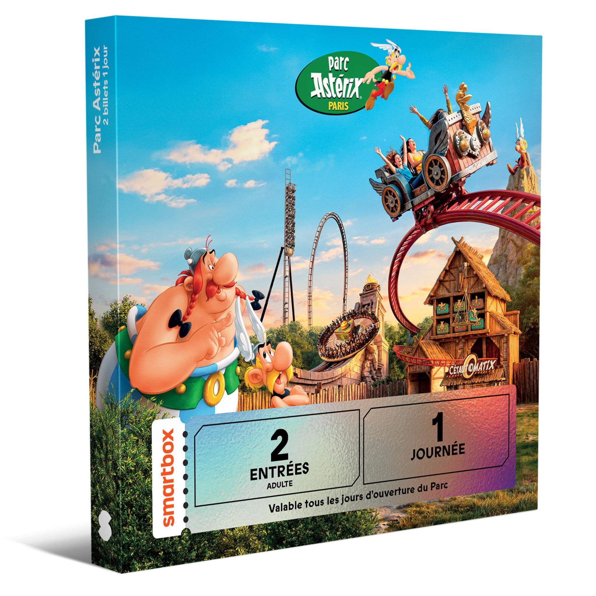 Smartbox Parc Astérix - 2 billets 1 jour - Coffret Cadeau Multi-thèmes