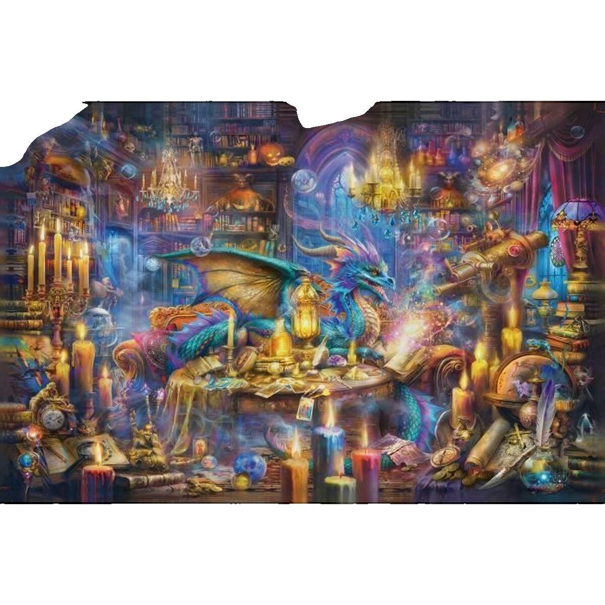 RAVENSBURGER Puzzle Ravensburger Bibliothèque du Dragon 3000 pièces