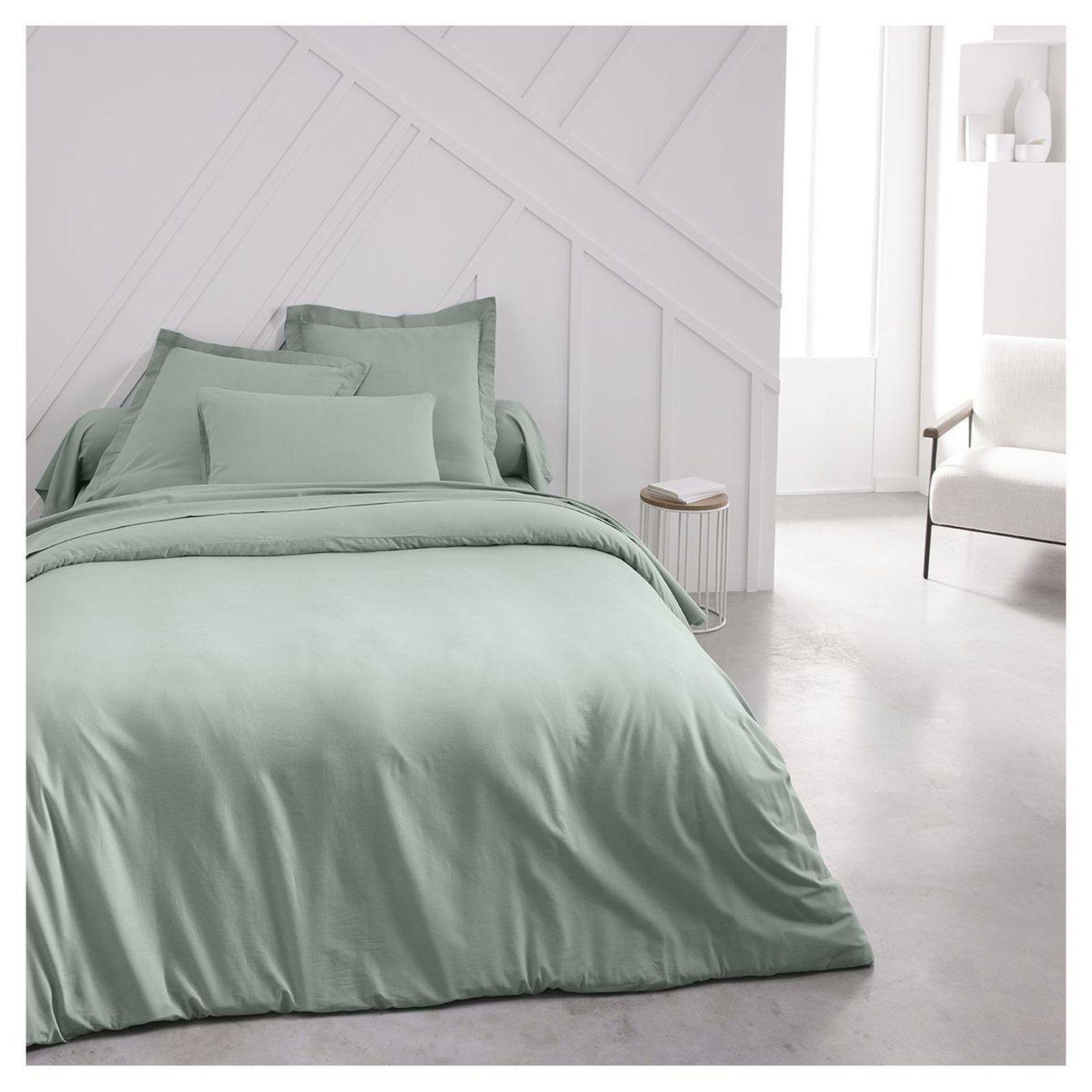 Voir la diapositive 1 : TODAY Housse de Couette unie en Coton 57 fils