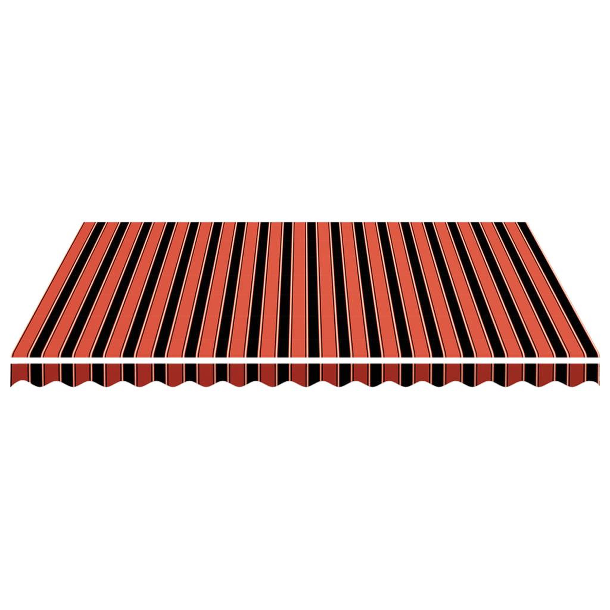 Voir la diapositive 4 : VIDAXL Tissu de remplacement pour auvent Orange et marron 4x3,5 m