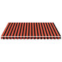 Voir la diapositive 4 : VIDAXL Tissu de remplacement pour auvent Orange et marron 4x3,5 m