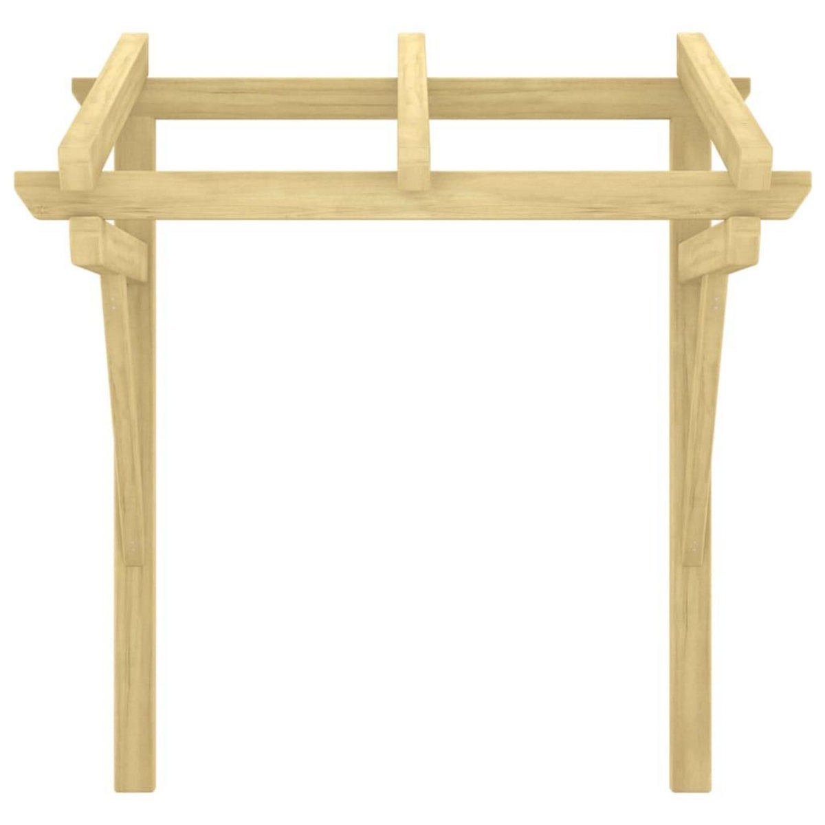 VIDAXL Auvent de porte 100x100x80 cm Bois de pin massif impregne