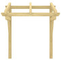 Voir la diapositive 3 : VIDAXL Auvent de porte 100x100x80 cm Bois de pin massif impregne