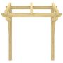 Voir la diapositive 3 : VIDAXL Auvent de porte 100x100x80 cm Bois de pin massif impregne