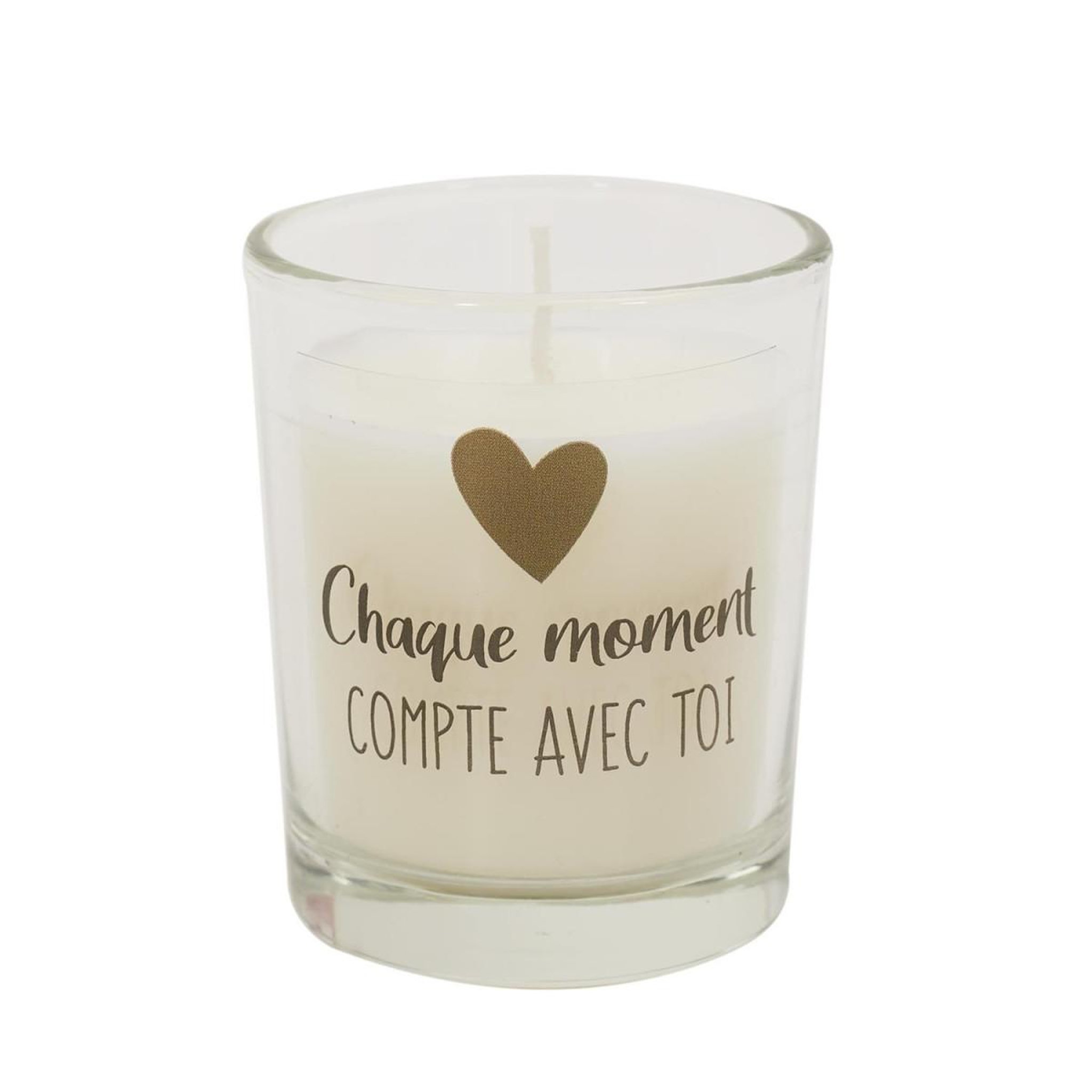Voir la diapositive 4 : The Home Deco Factory Coffret 5 bougies parfumées  mon amour  50g blanc & rouge