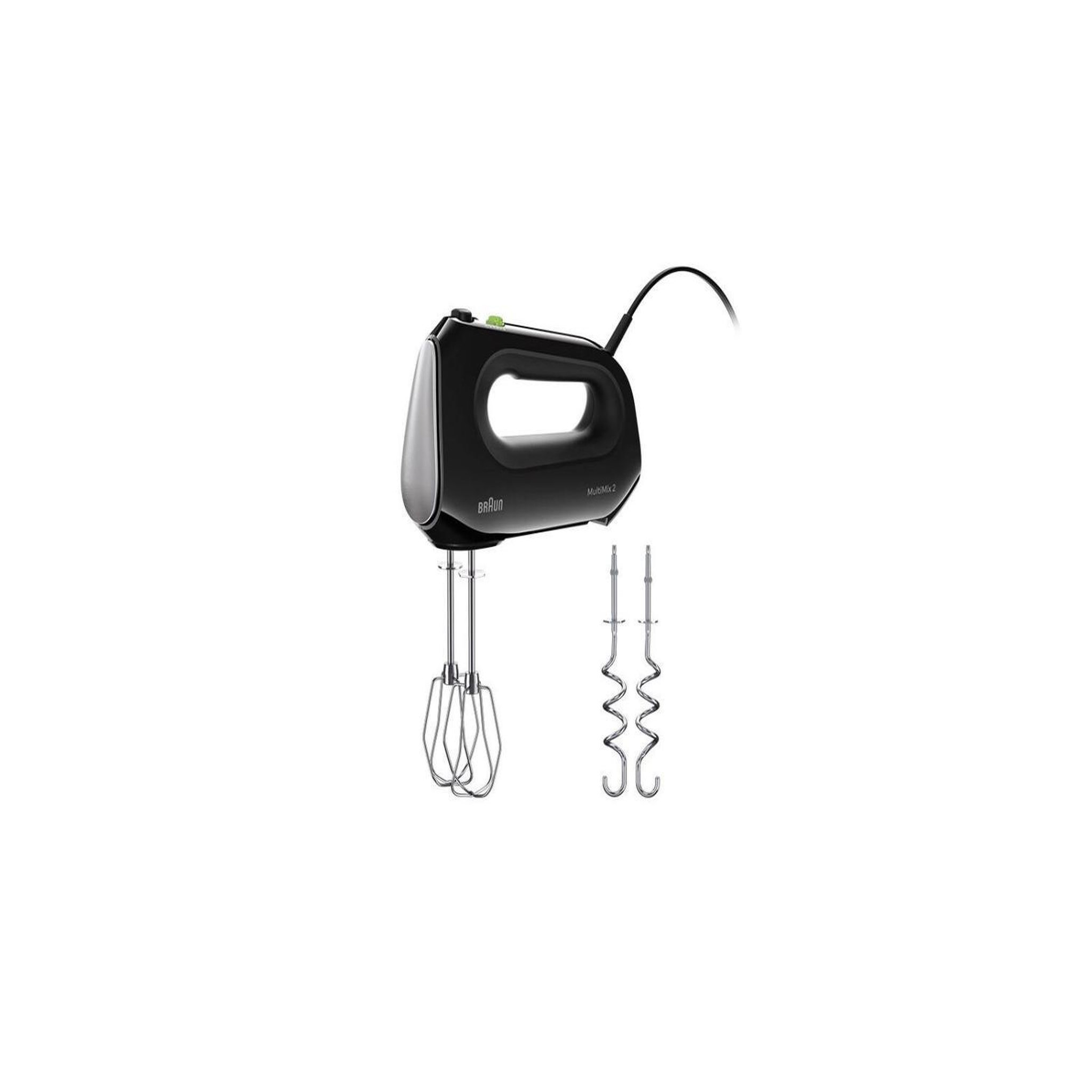 Voir la diapositive 2 : BRAUN Batteur Braun HM 2110 BK puissant et ergonomique