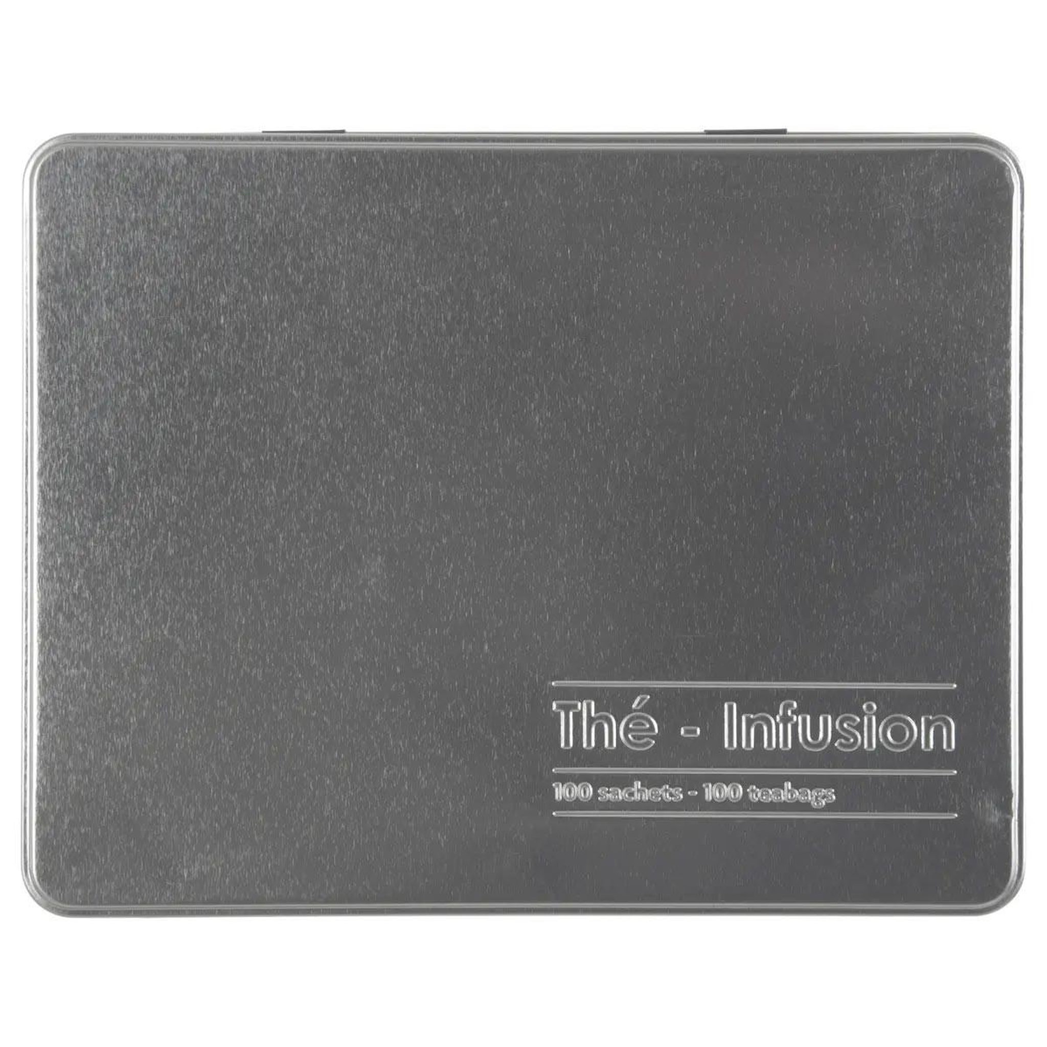 Voir la diapositive 2 : FIVE Boîte à thé & infusion en sachet  relief ii  21cm noir