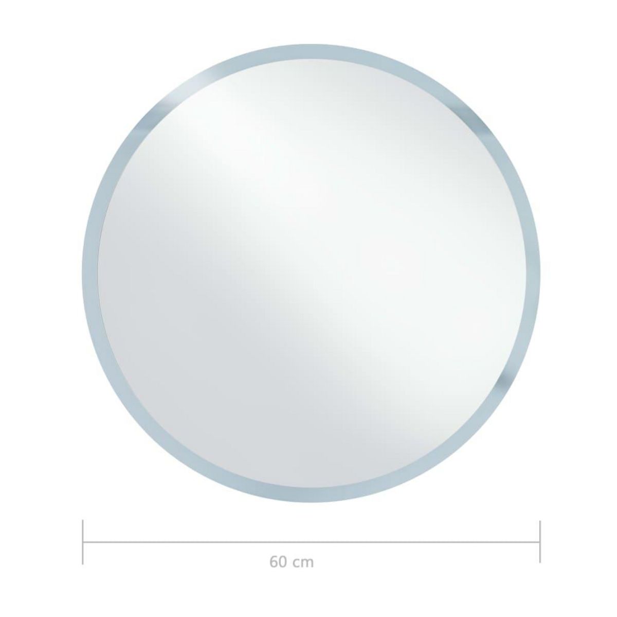 VIDAXL Miroir a LED pour salle de bain 60 cm