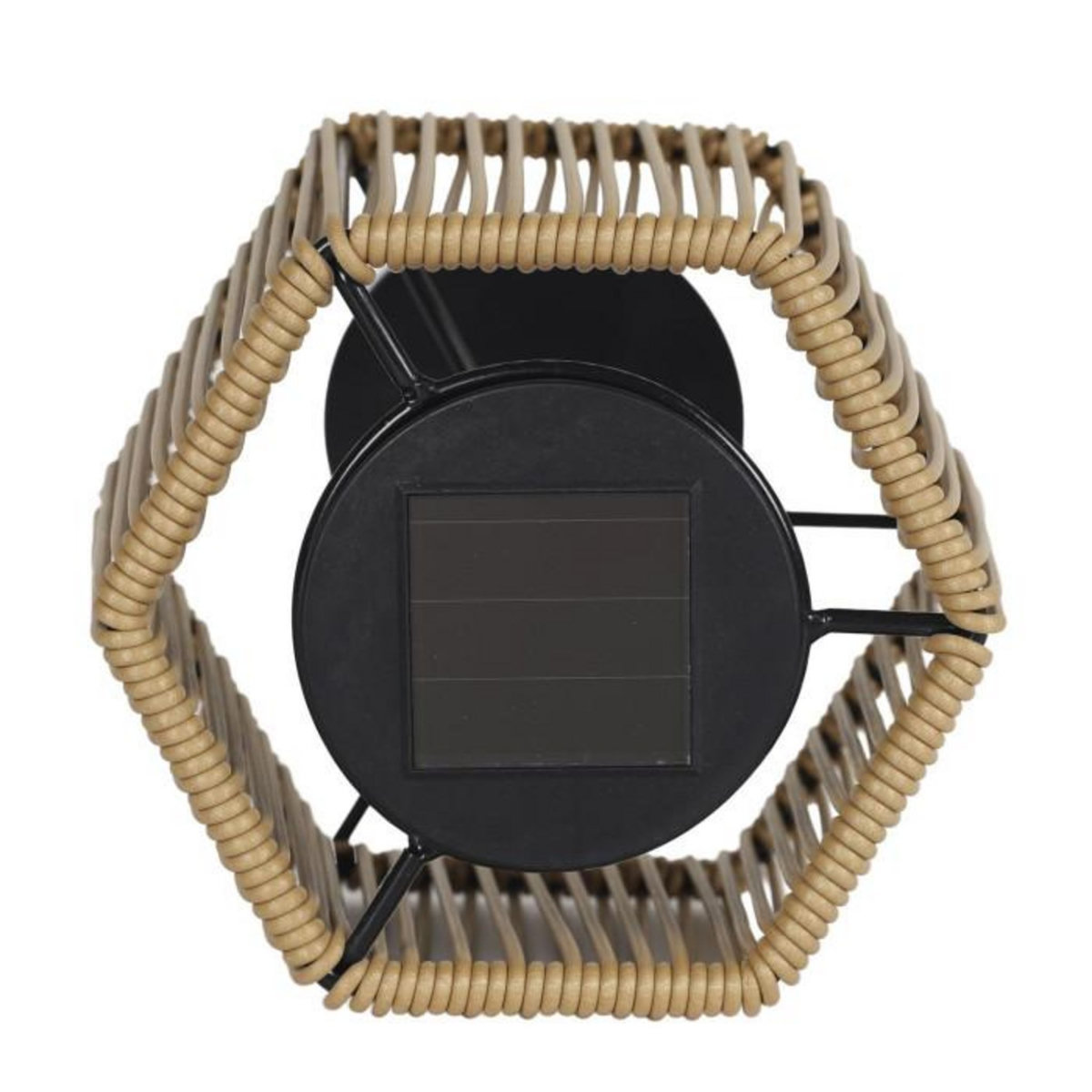 Paris Prix Lampe à Poser Extérieur Solaire  Carmine  40cm Beige