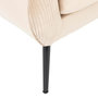 Voir la diapositive 4 : ATMOSPHERA Fauteuil Design en Velours  Solaro  78cm Beige