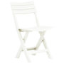 Voir la diapositive 2 : VIDAXL Chaises de jardin pliables lot de 2 Plastique Blanc