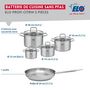 Voir la diapositive 2 : ELO Ensemble de 1 Poêle de cuisson 24 cm et 4 faitouts 12, 14, 16 et 20 cm Elo Profi Citrin