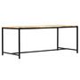Voir la diapositive 2 : VIDAXL Table a manger 180x90x75 cm Bois de manguier massif brut